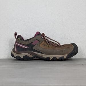 Keen Targhee Womens Leather Low Top Hiking Shoes sz 10